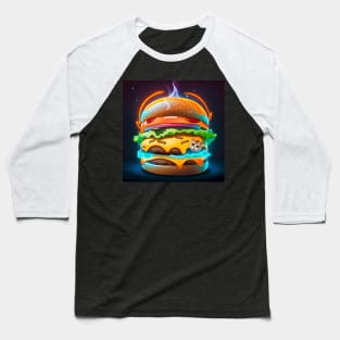 Burger Baseball T-Shirt